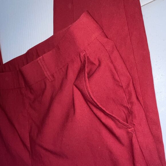 New! With Tags Red Rafaella Casual Pants Size 10 - Picture 6 of 7